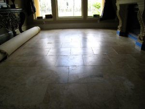 Travertine Floor Before 2